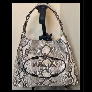 VTG Prada Pitone Python Tote with Logo Pristine